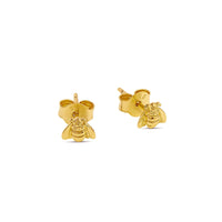 Gold Tiny Bee Studs