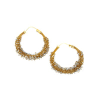 Milena Zu Swarovski Hoop Earrings