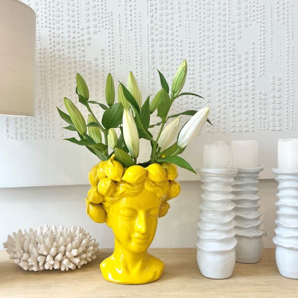 Cheapest Lemon Green drippy vase