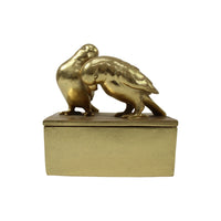 Gold Love Bird Box