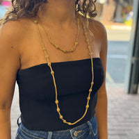 Milena Zu Gold Long Beaded Necklace