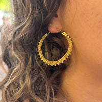 Milena Zu Dotted Fine Hoops
