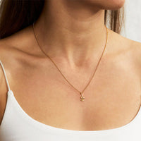 Gold Fallen Roses Necklace