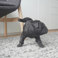Peeing Pug Statue