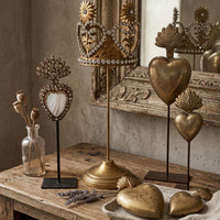 Large Gilded Heart Prayer Box
