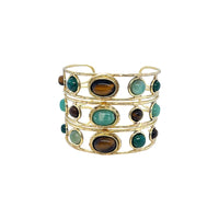 Amara Multi Layered Stone Cuff
