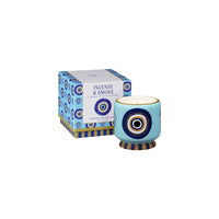 Incense and Smoke Eye Ceramic Candle