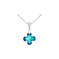 Mini Cross Gemstone Charm