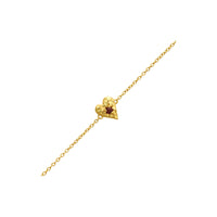 Love Heart Garnet Bracelet