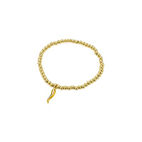 Beaded Bracelet with Chilli Charm