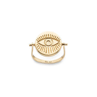 Palas Mother of Pearl Evil Eye Spinning Ring
