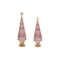 Cone Christmas Tree - Red