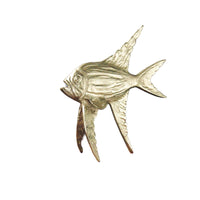 Gold Goldfish Statue