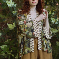 I Dream in Flowers Cropped Kimono