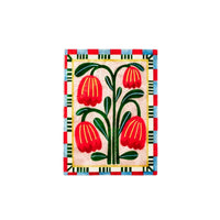 Bloom Red Floral Wall Art