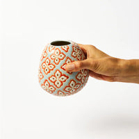 Blue Paisley Pollen Vase