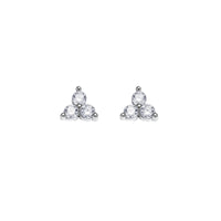 Tri Crystal Studs