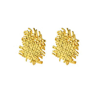 Woven Metal Earrings