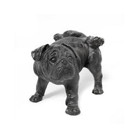 Peeing Pug Statue