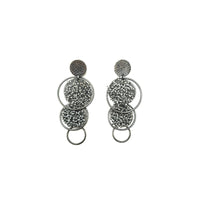 Milena Zu Swarovski Tiered Earrings