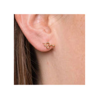 Snake Studs - Gold