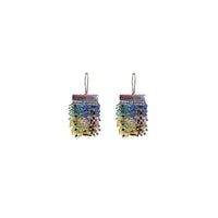 Milena Zu Mini Swarovski Tapestry Earrings