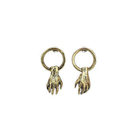 Elassaad Hand Hoop Earrings