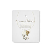 Palas Charm and Pearl Necklace