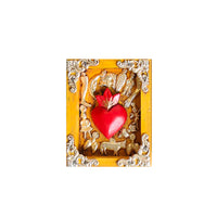 Mexican Framed Milagro Heart