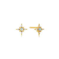Ania Haie 14k Gold Star Studs