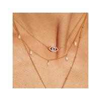 Palas Positano Pearl and Chain Necklace