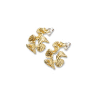 Palas Tranquility Coral Hoop Earrings