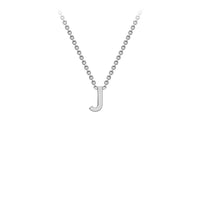 White Gold Initial Necklace