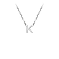 White Gold Initial Necklace