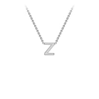 White Gold Initial Necklace
