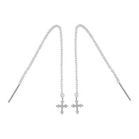 Cross Threader Earrings