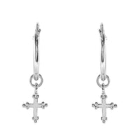 Cross Sleeper Earrings