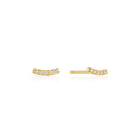 Ania Haie 14k Gold Magma Diamond Stud