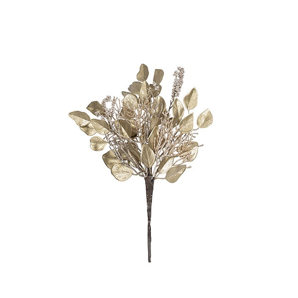 Champagne Berry Leaves Spray