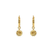Sunflower Sleeper Earrings