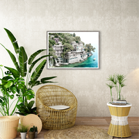 Blu Rivieria Framed Print