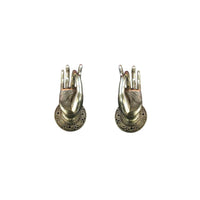 Vitarka Teaching Mudra Hand-Silver