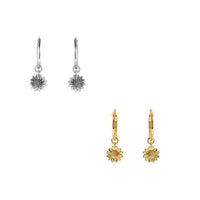 Sunflower Sleeper Earrings