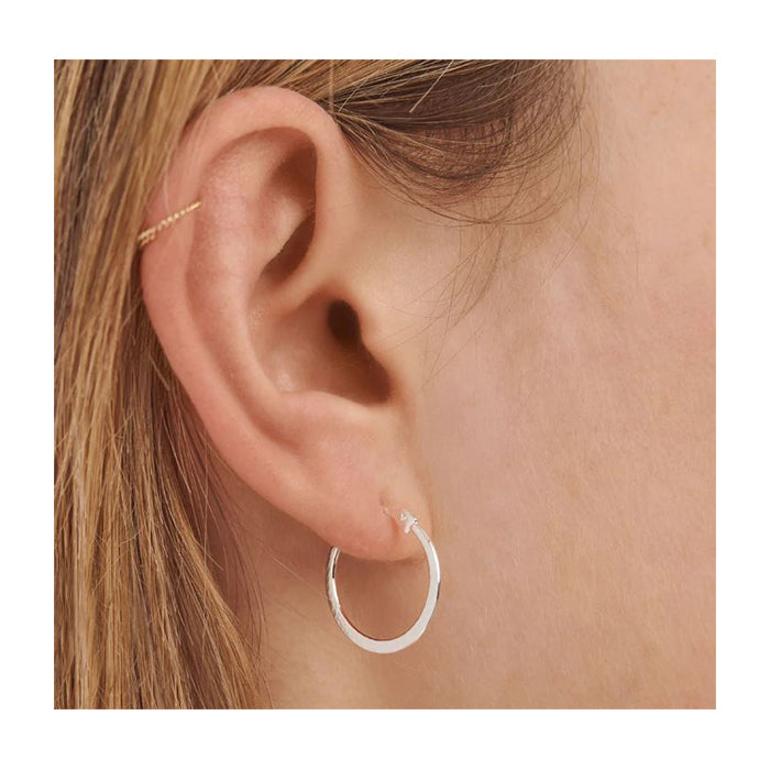 Textured Hoop Earrings