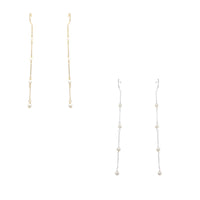 Pearl Threader Earrings