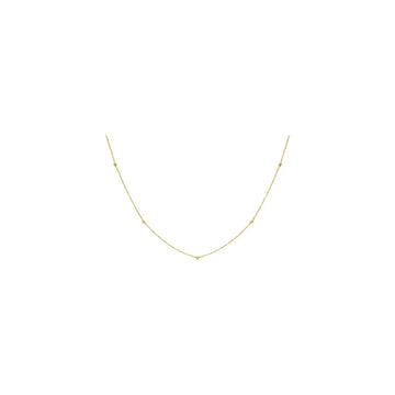 9k Yellow Gold Ball Twist Chain  Necklace