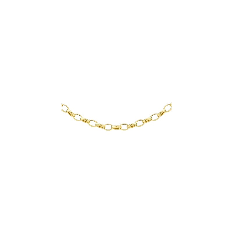 9k Yellow Gold Belcher Chain Necklace