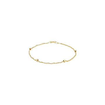 9k Yellow Gold Ball Bracelet