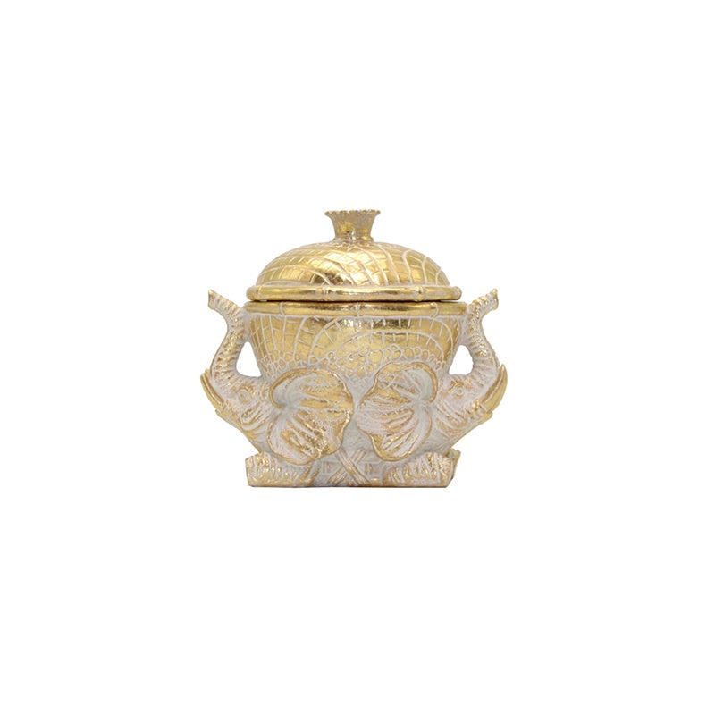 Gold Elephant Trinket Bowl