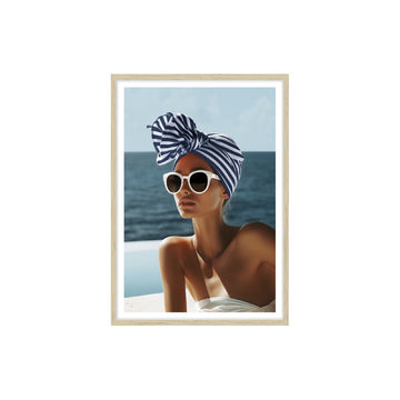 Alani Blu Framed Print